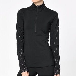 Nike Pro Hyper Women’s Warm Linear Rain
Half Zip Pullover Top